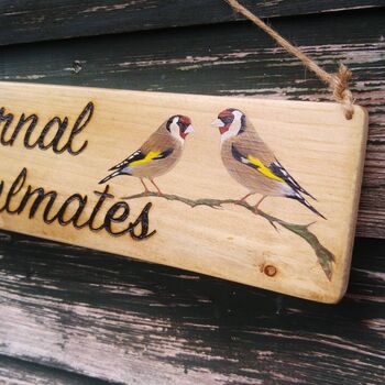 Personalised Wooden Sign With Illustration, 5 of 11