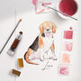 Custom Dog Illustration, Personalised Pet Print, thumbnail 3 of 8