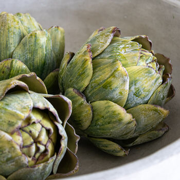 Faux Washed Green Artichoke, 4 of 4