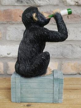 Drunken Monkey Figurine – Intricately Detailed Chimp Ornament, 4 of 6