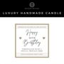 40th Birthday Gift Set Personalised Candle Set, thumbnail 7 of 8
