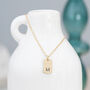 Monogrammed Tag Necklace, thumbnail 7 of 12