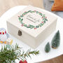 Personalised Couple's Wreath Christmas Eve Box, thumbnail 8 of 12