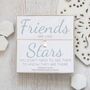 Curb Chain Star Bracelet – Friends Are Like Stars, thumbnail 1 of 4