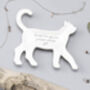 Cat Shaped Jewellery Ring Dish In Gift Box, thumbnail 1 of 3