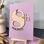 Personalised Bronze 8th Wedding Meaning Anniversary Card, thumbnail 3 of 11