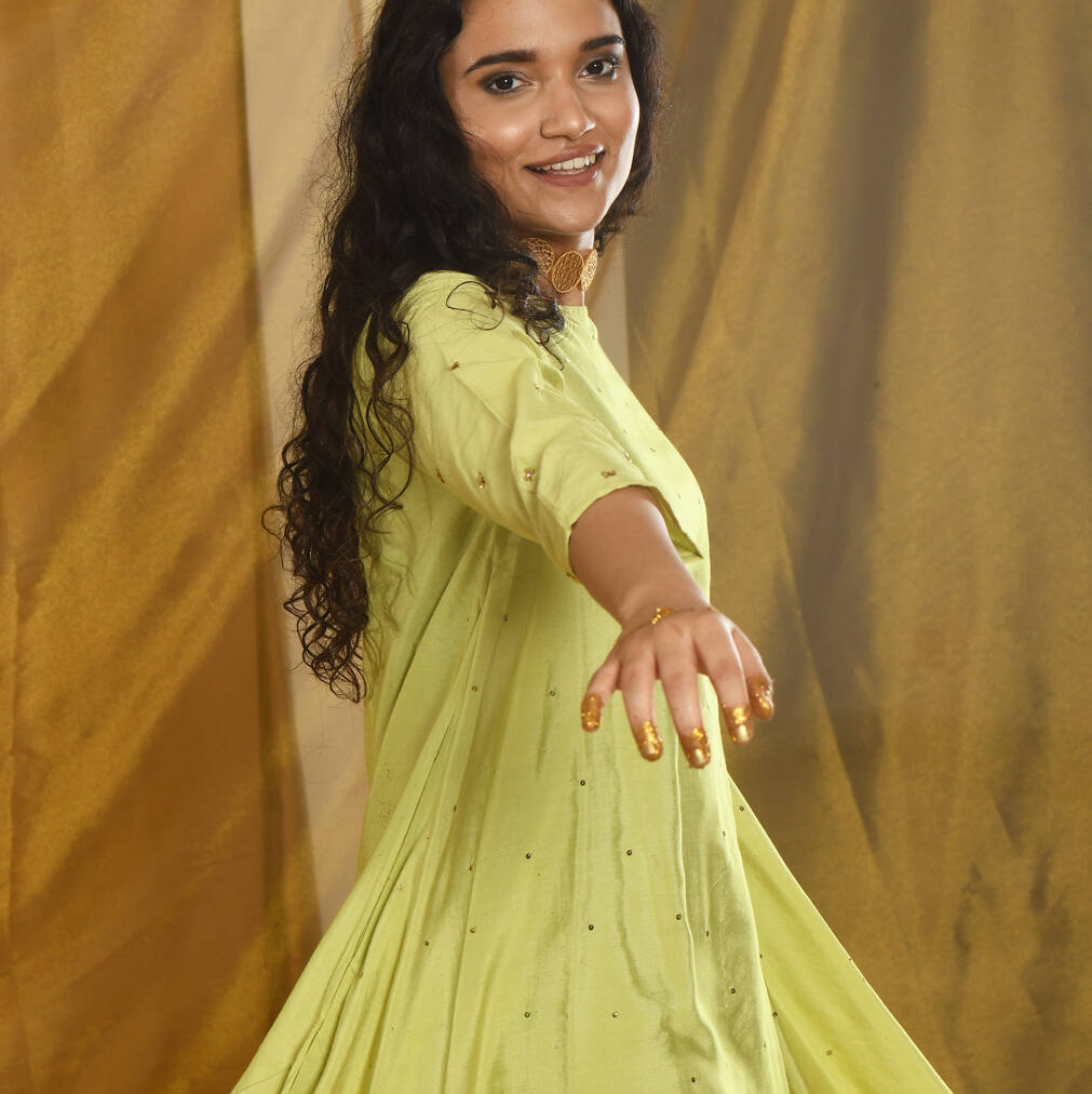 Akka Devi Sequin Swing Dress, 1 of 6