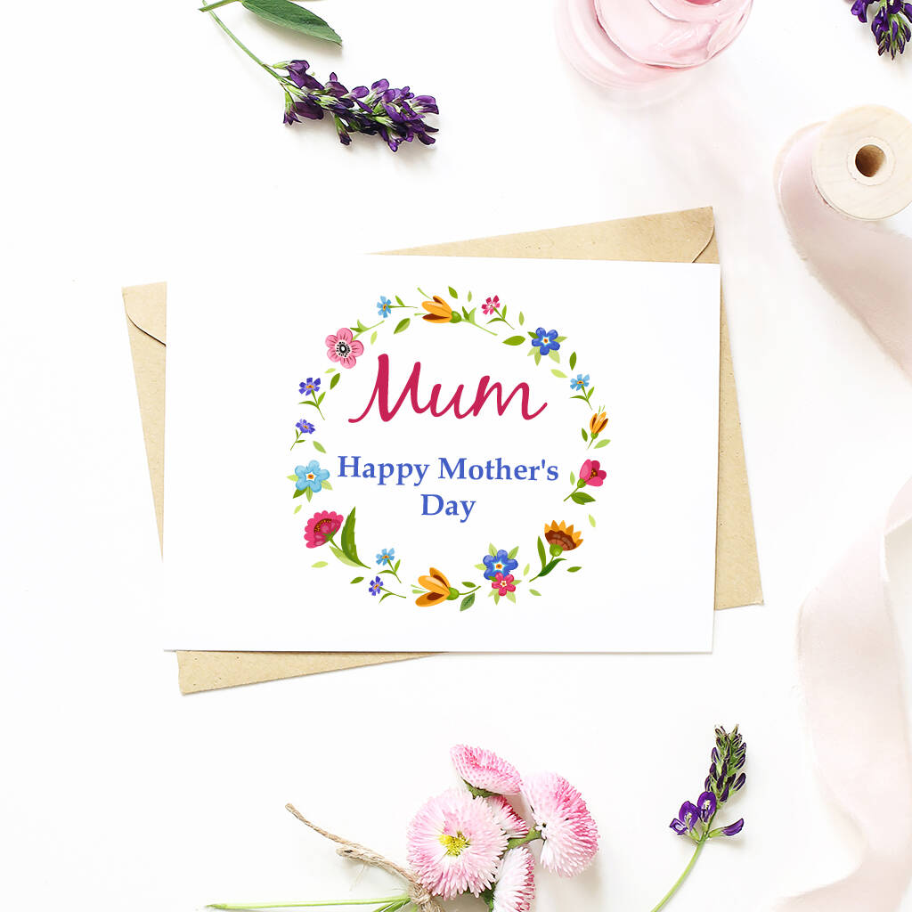 Floral Mothers Day Card By Andrea Fays