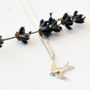 Swallow Necklace In Sterling Silver, thumbnail 3 of 11