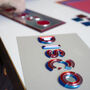 Kiss Me Retro Mirror Sign Wall Art, thumbnail 6 of 6