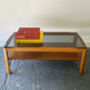 Mid Century Smoked Glass Coffee Table By Myer, thumbnail 1 of 7