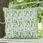 Botanical Cotton Scatter Cushion, thumbnail 1 of 6