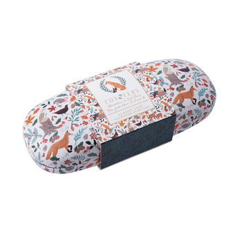 Hard Glasses Case With Cleaning Cloth In Woodland Print, 3 of 4