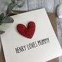 Personalised Child Loves Heart Birthday Card, thumbnail 3 of 3