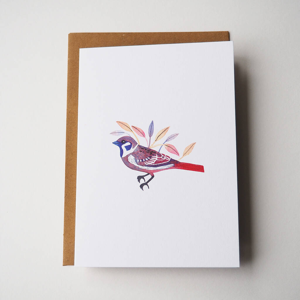 S Is For Starling Card By Connie Warboys Illustration ...