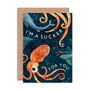 'Sucker For You' Greetings Card, thumbnail 2 of 2