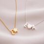 Sterling Silver Slide On Initial And Charm Necklace, thumbnail 1 of 12