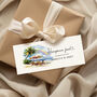 Honeymoon Money Envelope Wedding Gift Beach Design, thumbnail 3 of 4