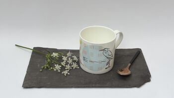 Heron Song Bone China Mug, 2 of 9
