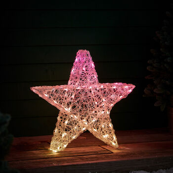 Twinkly Smart LED Outdoor Acrylic Medium Christmas Star, 3 of 12