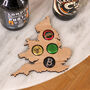 Personalised Map Beer Bottle Cap Collector Gift, thumbnail 5 of 8