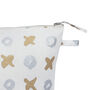Mirage Xoxo Recycled Cotton Wash Bag, thumbnail 4 of 4