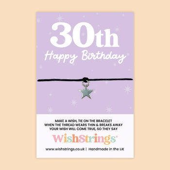 Milestone Birthday Wish Bracelet Gift, 4 of 12
