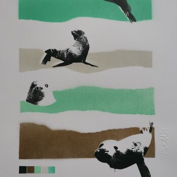 'Seals Off The Shore' Limited Edition Screenprint, 10 of 10