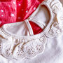 Personalised Frilly Childrens Christmas Pyjamas, thumbnail 3 of 5