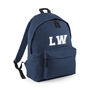 Initial Personalised Back Pack, thumbnail 3 of 12