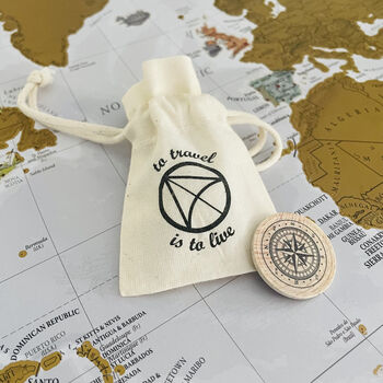 Scratch The World® Map Print with Coin, 10 of 10