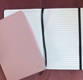 Personalised Journal Pink Or Black, 10 of 11