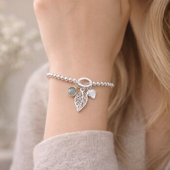 30th Birthday Three Charm Bracelet, 5 of 6