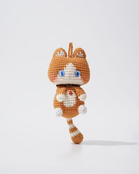 Purrfect Pals Crochet Bag Charm Collection, 7 of 9