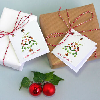 Gift Tags With Christmas Tree Design, 3 of 4