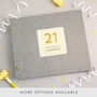 Personalised Hand Foiled 21st Birthday Photo Album, thumbnail 1 of 12