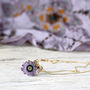 Amethyst, Gold And Diamond Chain Necklace, thumbnail 7 of 12