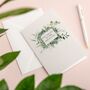 Eucalyptus And Succulents Greenery Wedding Guest Book, thumbnail 2 of 7