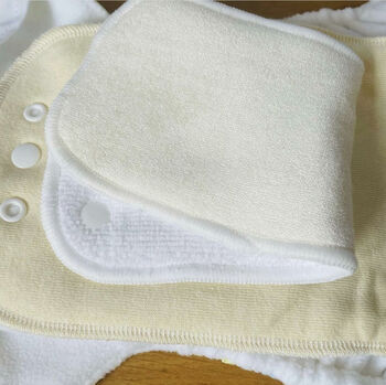 Reusable Cloth Pocket Nappy Wise Wolves, 4 of 4