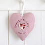 Personalised 60th Birthday Hanging Heart Gift For Her, thumbnail 5 of 12
