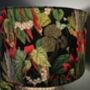 Phyllis Botanical Black Velvet Drum Lampshades, thumbnail 5 of 8