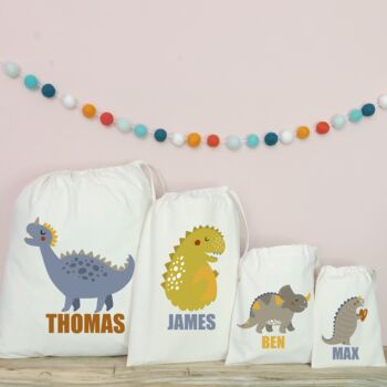 Personalised Dinosaur Party Bags, 2 of 4