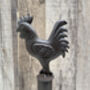 Brown Iron Cockerel Kitchen Roll Holder Metal Stand, thumbnail 4 of 10