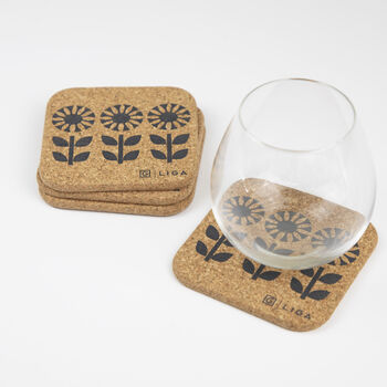 Hornsea Cork Mats | Flowerpot, 3 of 10