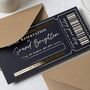 Personalised Hotel Reservation Gift Voucher Gold Foil, thumbnail 3 of 9
