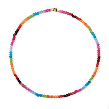 Rainbow Gemstone Necklace, 3 of 4