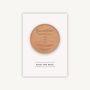Modern Script Wooden Magnet Save The Date, thumbnail 1 of 6