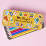 Best Teacher Ever Pencil Tin, thumbnail 3 of 4