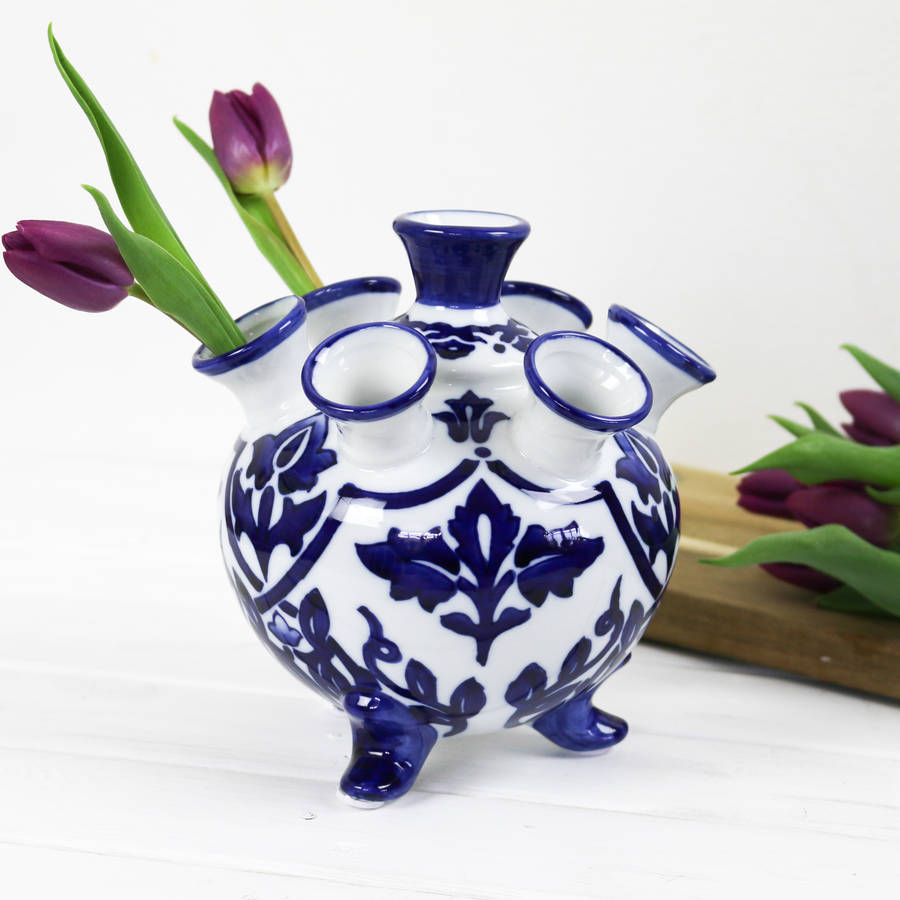 Ceramic Tulip Vase Two Colours By Bonnie And Bell Notonthehighstreet Com   Original Ceramic Tulip Vase 