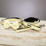 The Hampstead Yellow Dog Collar Bow Tie And Lead Set, thumbnail 2 of 6